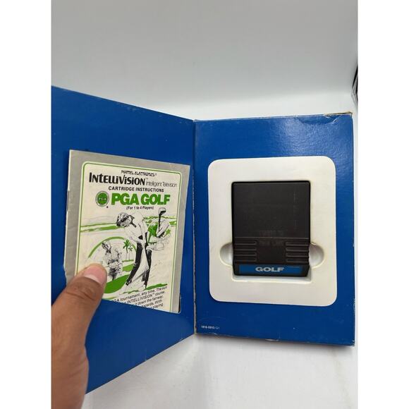 PGA GOLF INTELLIVISION w/ MANUAL VINTAGE VIDEO GAME RARE - Picture 6 of 6